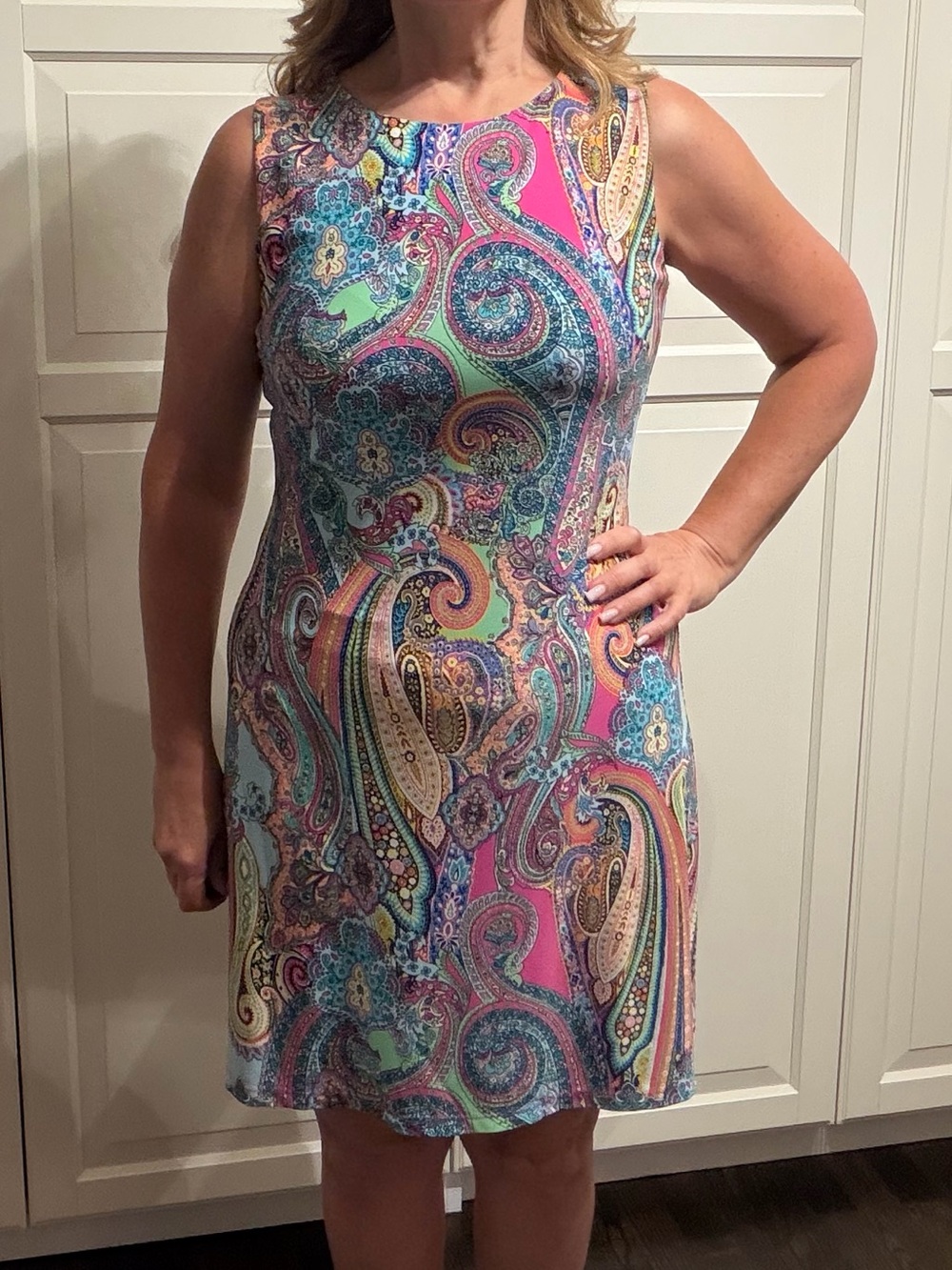 Tommy Hilfiger Multicolor Paisley Midi Dress